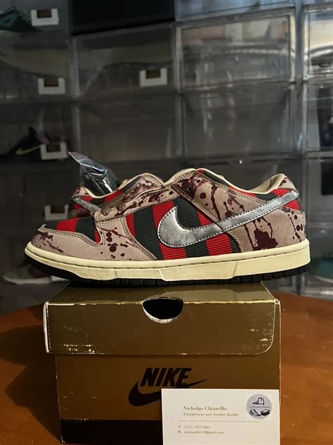 dredy nike|freddy krueger dunks for sale.